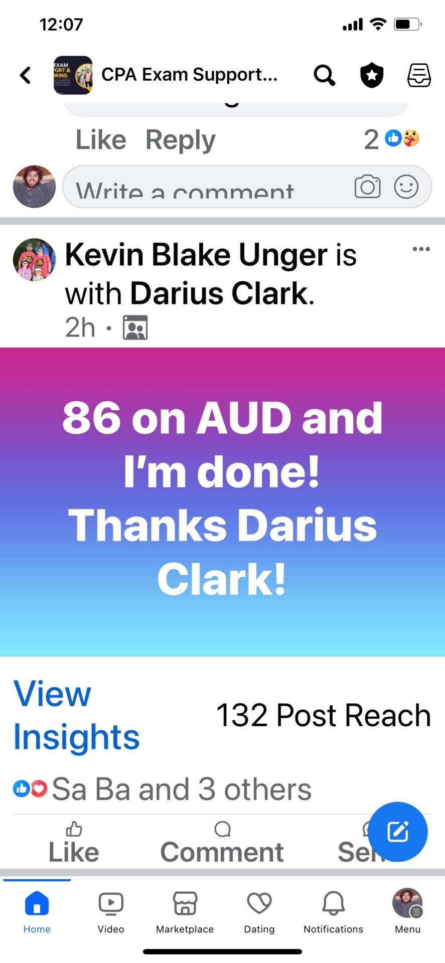 Kevin Blake Unger social proof